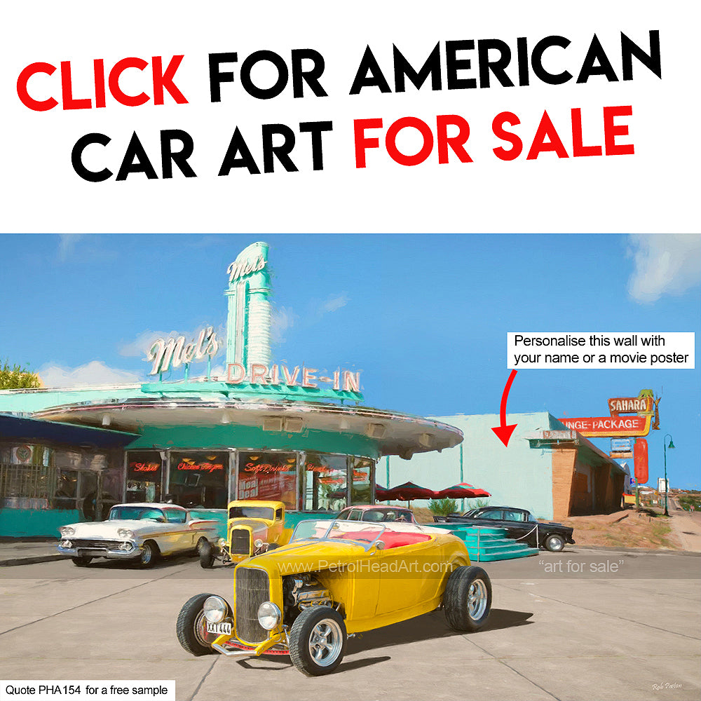 American Car Art for sale