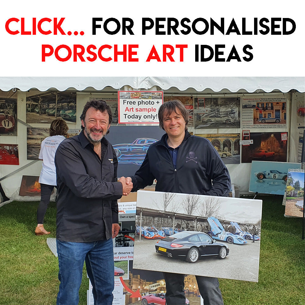 Personalised Porsche Art Ideas