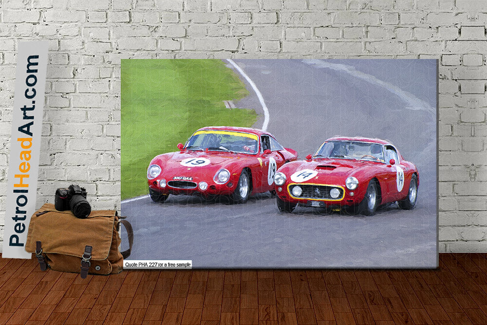 Classic Ferrari Racing Art For Sale 1