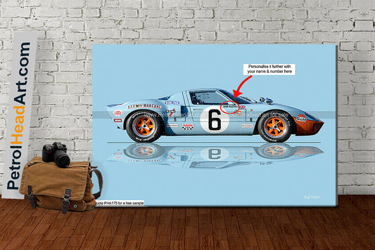 Gulf GT40 Art