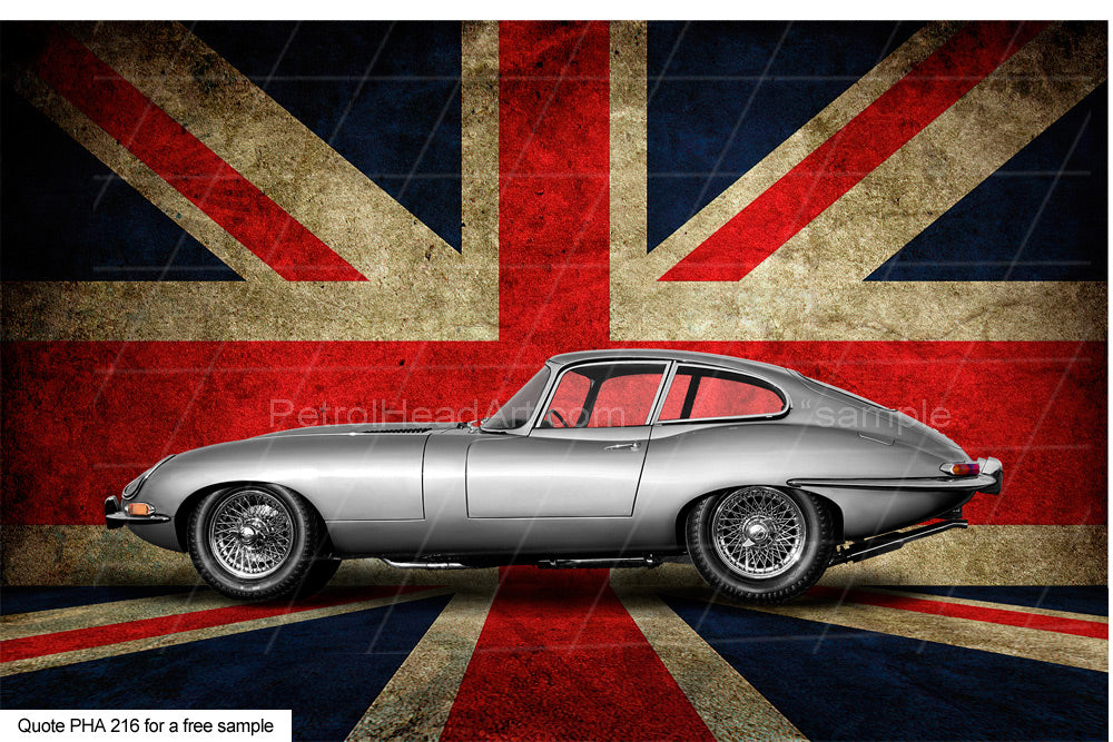 Jaguar E Type Art