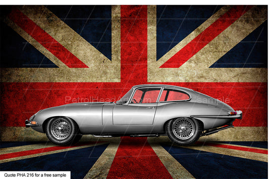 Jaguar E Type Art
