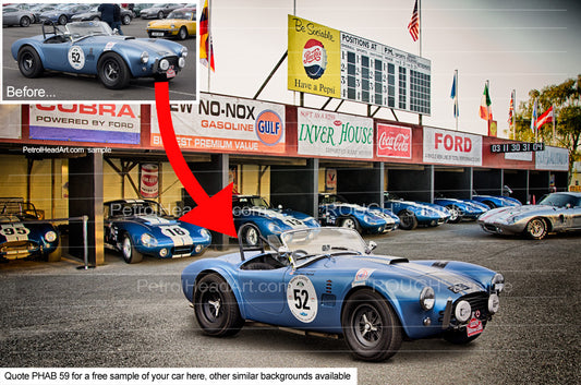 Personalised AC Cobra Art