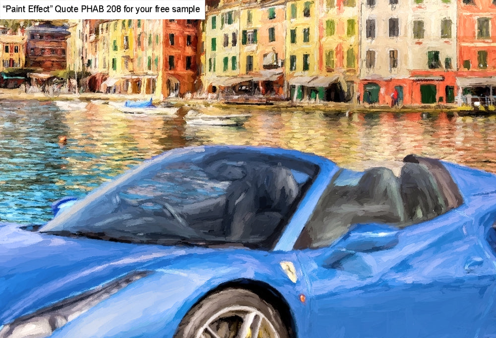 Personalised Ferrari Art 2 paint quality