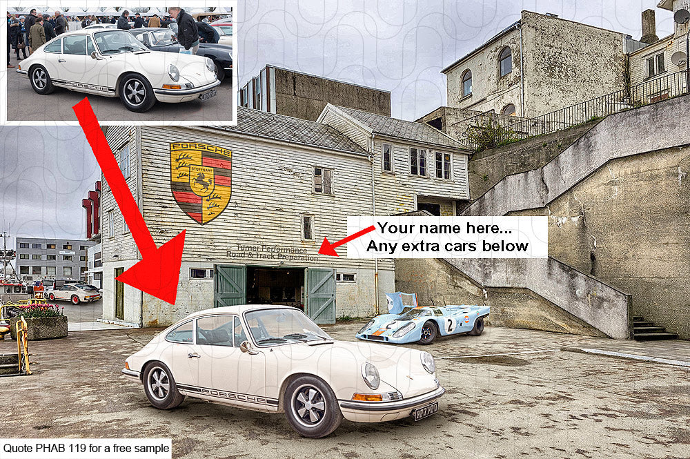 Personalised Porsche Art 2