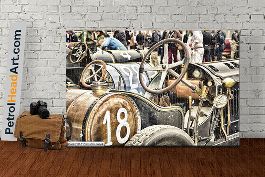 edwardian racing car art