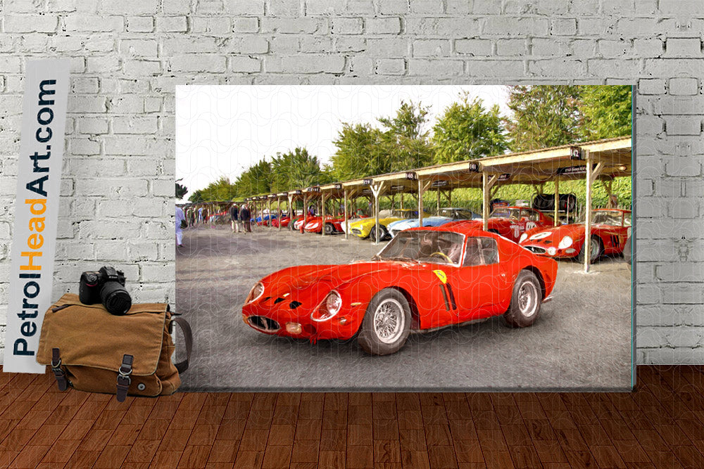 Ferrari 250 art at Goodwood Revival