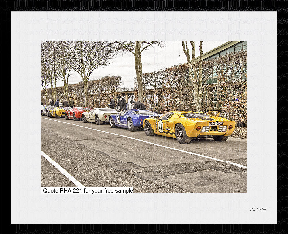 GT40 Art Goodwood Revival
