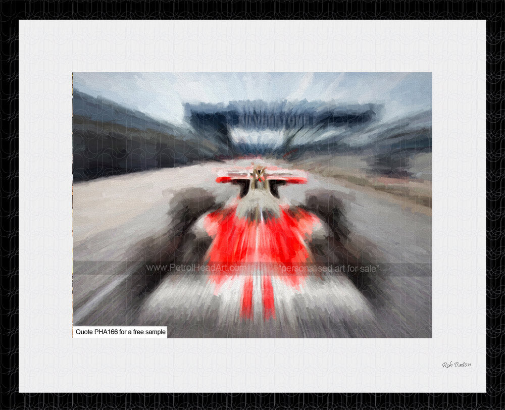 James Hunt Mclaren M23 Art For Sale 1