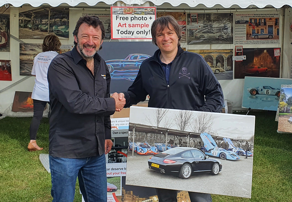 Personalised Porsche Art Le Mans