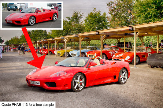 Personalised Ferrari Art 1
