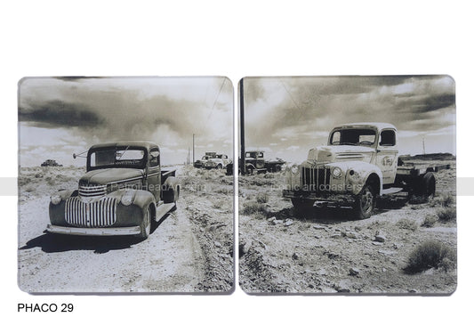 American Pickup Art Coasters