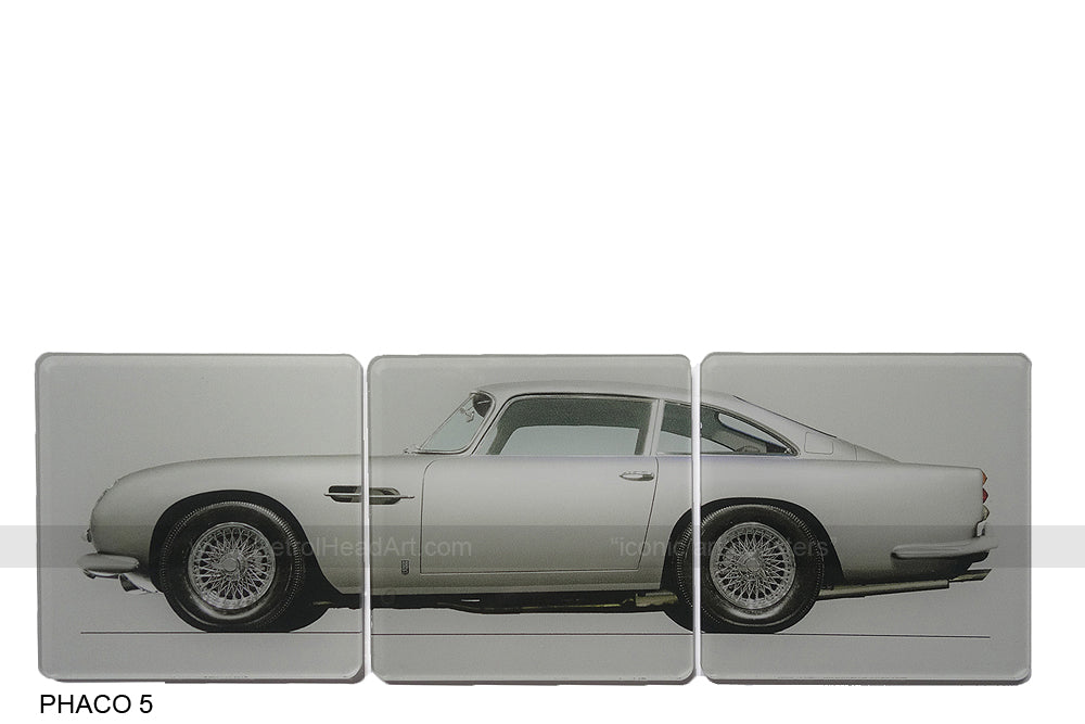 Aston Martin DB5 Bond Art Coasters