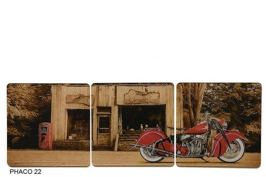 Indian Motorcycle art coasters