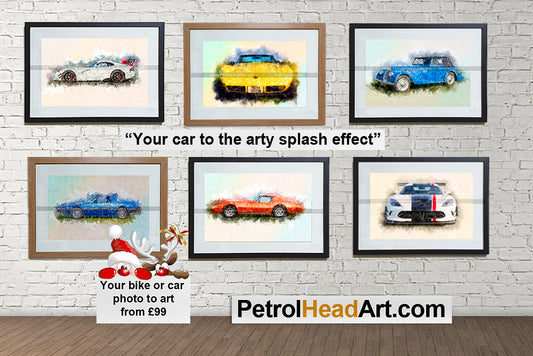 Personalised car art ideas for under £100