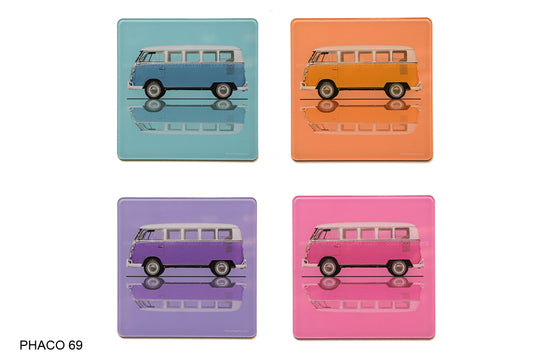 VW Camper Art Coasters