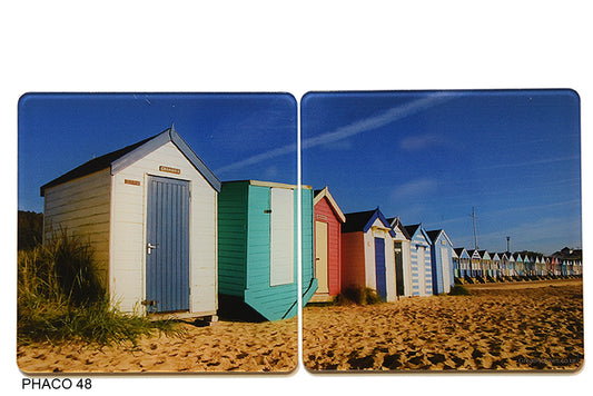 Beach Hut Coasters