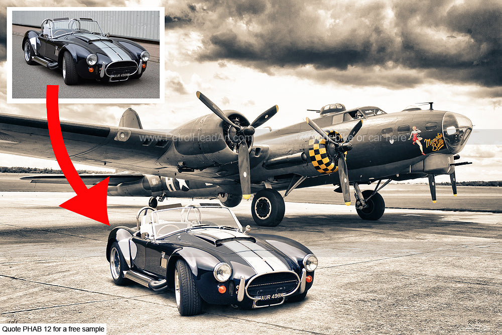 Custom Memphis Belle Art