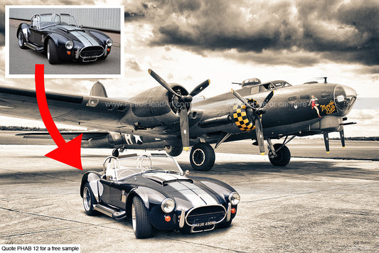 Custom Memphis Belle Art