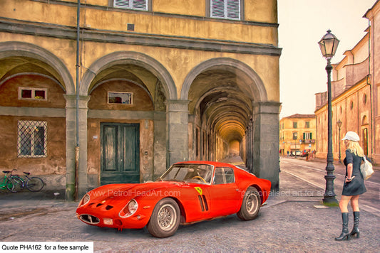 ferrari 250 gto art