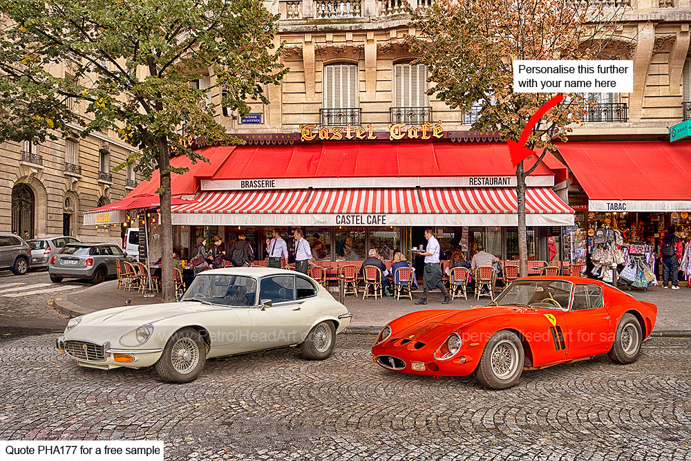 Ferrari E Type Art For Sale