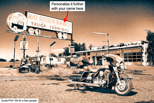 Harley Road King Art