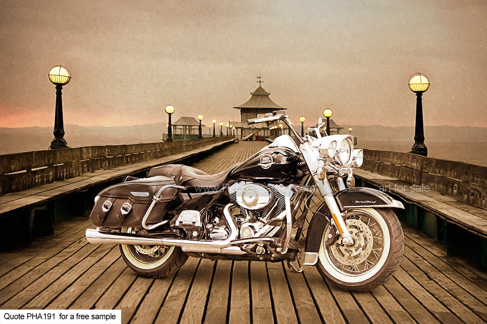 Harley Road King Art For Sale