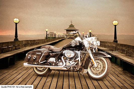 Harley Road King Art For Sale