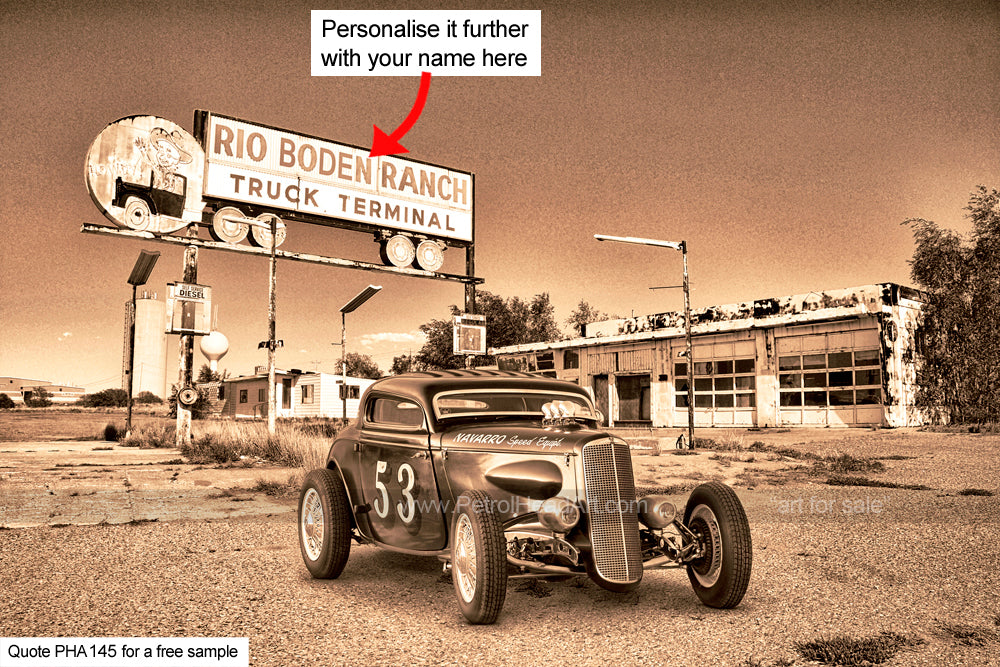 Hot Rod Wall Art