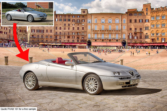 italian car art ideas