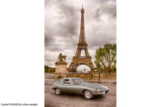 Jaguar E-type Art For Sale