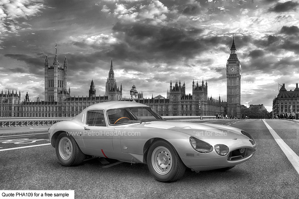 Jaguar Low Art Big Ben Art For Sale