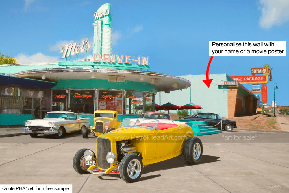 Mel's Diner Art