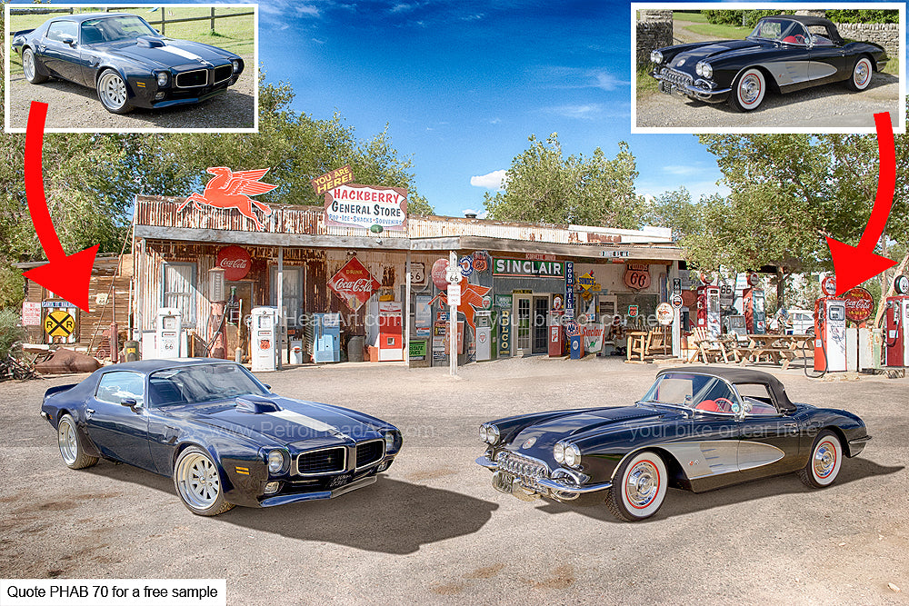 Personalised American Car Wall Art