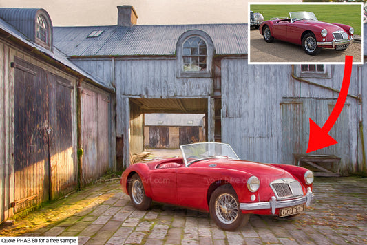 Personalised Car Wall Art