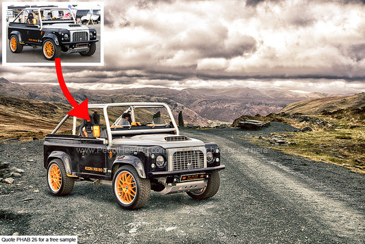 Personalised Off Road Car Art