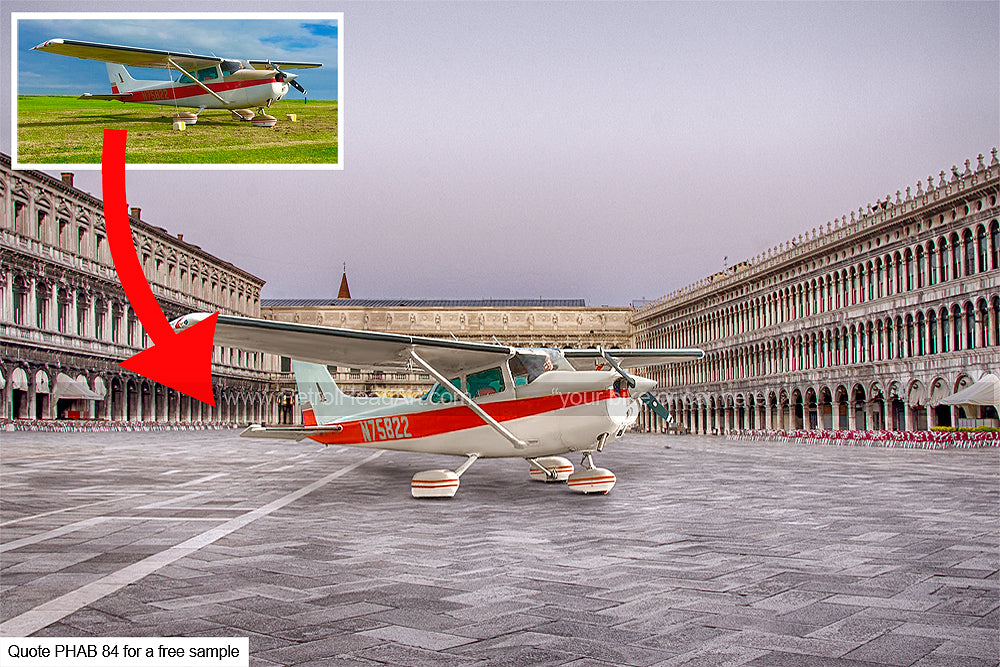 personalised plane art