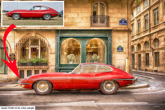 Personalised Home Friendly Car Art