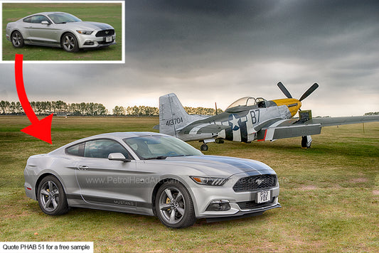 Personalised P51 Mustang Art