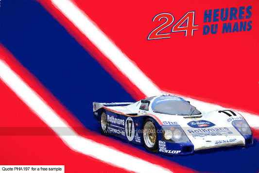Porsche 962 Art For Sale