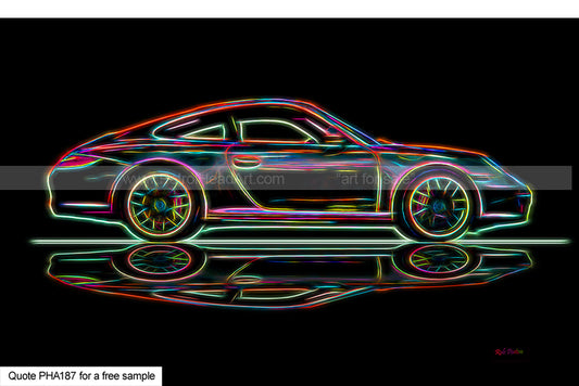 porsche art for sale