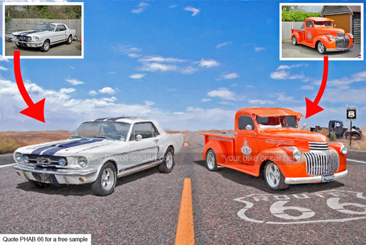 Route 66 Art Personalised