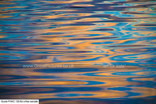 Water Reflection Art Greetings Card