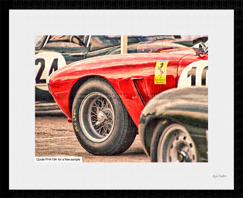 Classic Ferrari Racing Art