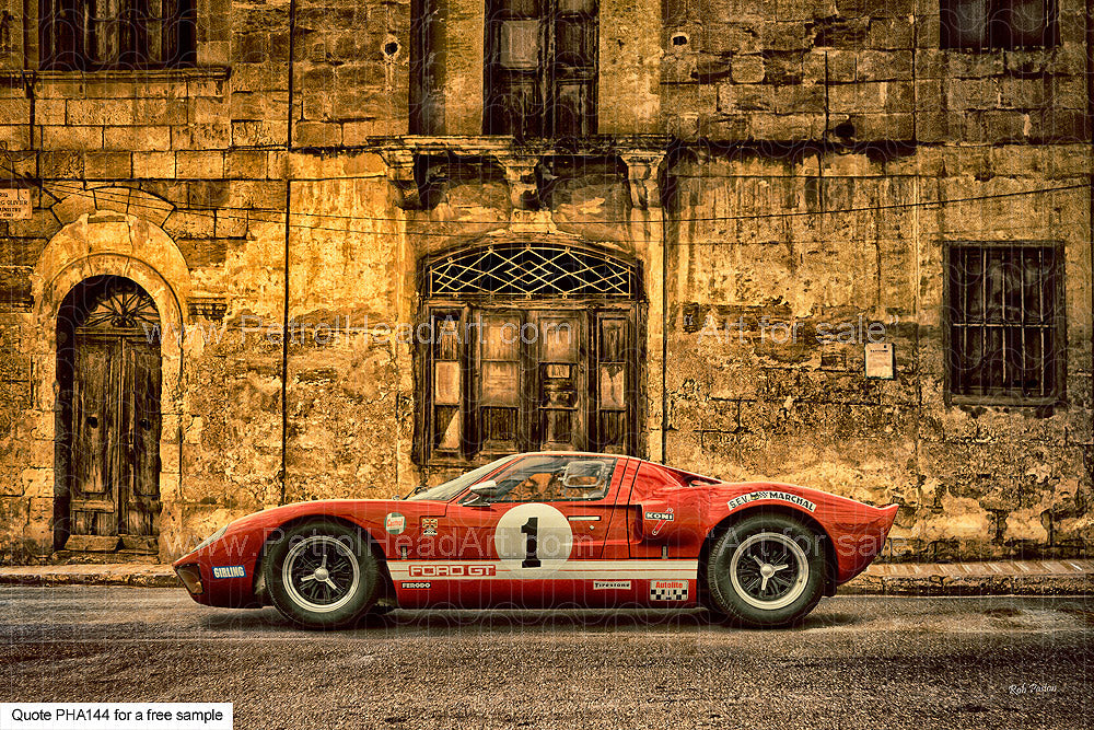 GT 40 Art For Sale