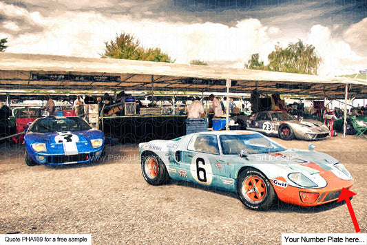 GT 40 Art In The Pits