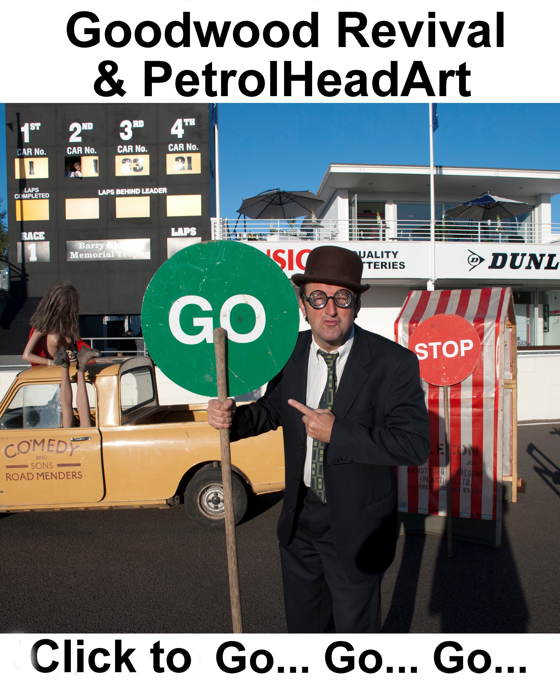 Load video: Goodwood Revival Art
