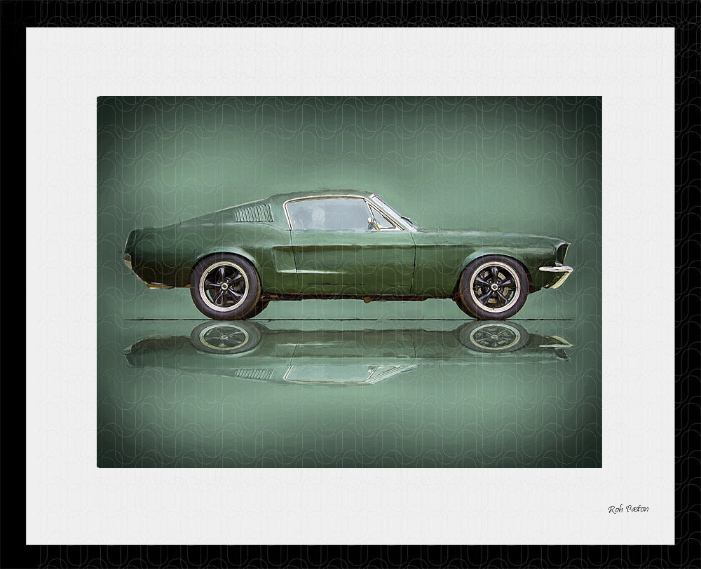 Bullet Mustang Art