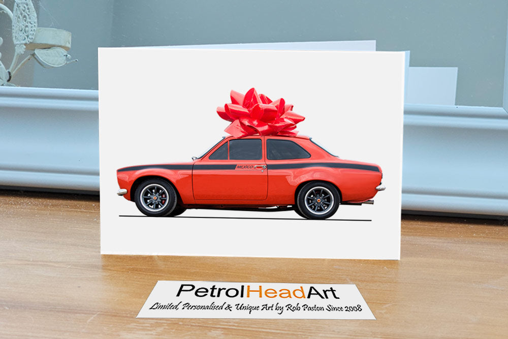 Motoring Gifts Ford Mexico Greetings Card