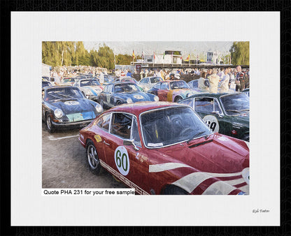 Classic Porsche Art Goodwood 2